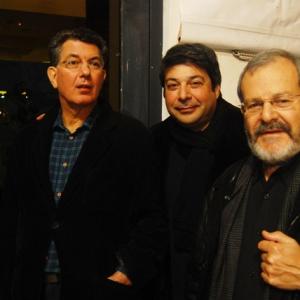 10th day premiere Vassilis Mazomenos with the film critics Andreas Tyros and Ninos Fenec Mikelides