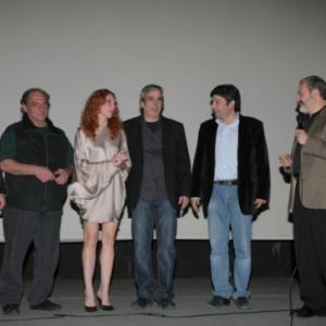 Panorama festival Athens with the actors of Guilt Yiannis Tsortekis Arto Apartian  Evelina Papoulia Nikos Arvanitis