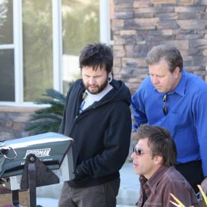 Producer Jonny Haug Bill and Barry check out the monitor on Agua Caliente