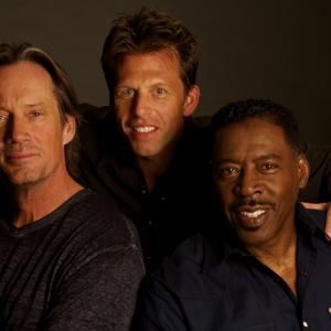 Kevin Sorbo Bill McAdams Jr and Ernie Hudson  photo shoot for Gallows Road