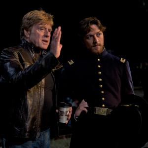 Still of Robert Redford and James McAvoy in The Conspirator 2010