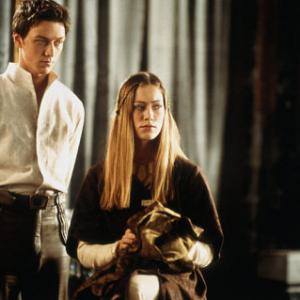 Still of James McAvoy and Jessica Brooks in Children of Dune 2003