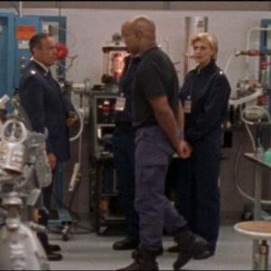 Still of Christopher Judge, Tom McBeath and Amanda Tapping in Stargate SG-1 (1997)