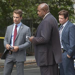 Still of Chi McBride Holt McCallany and Theo James in Golden Boy 2013