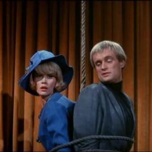 Still of David McCallum and Dorothy Provine in The Man from UNCLE 1964