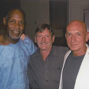 KMc with Danny Glover and Sir Ben Kingsley in Tropic of Angels meeting
