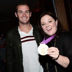 Olympic gold medalist Tyler Clary and actress Melissa McCarthy