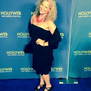 S. Siobhan McCarthy Co-Creator and Exec Producer of PARKED on the blue carpet of Hollyweb Festival in LA