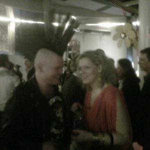 Producer S Siobhan McCarthy at Crazy 8s Gala with DOP Matt Leaf