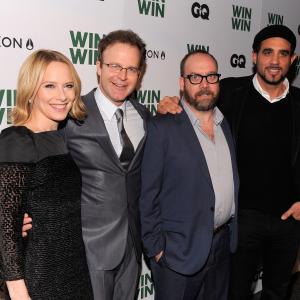 Bobby Cannavale, Paul Giamatti, Tom McCarthy and Amy Ryan at event of Win Win (2011)