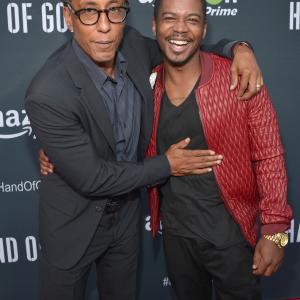 Cleavon McClendon and Andre Royo at event of Hand of God (2014)