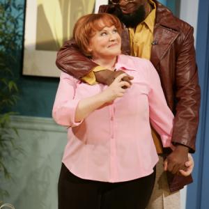 Still of David Alan Grier and Edie McClurg in Thank God You're Here (2007)