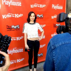 Heather McComb attends the premiere of Kiss Me Kate at the Pasadena Playhouse