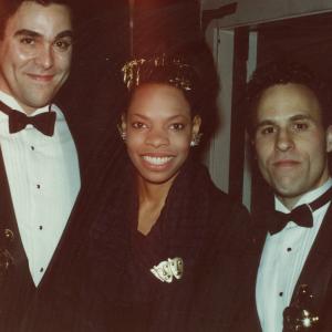 John Caglione CatAnia McCoyHowze and Doug Drexler at the 1990 Academy Awards John and Doug won Best Makeup for the feature film Dick Tracy