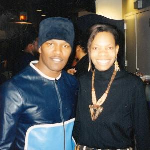 CatAnia McCoyHowze with Jamie Foxx at Ali wrap party in Chicago