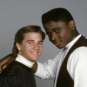 Still of Randy Josselyn and Darius McCrary in Family Matters 1989