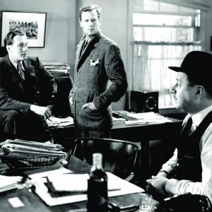 Still of George Sanders, Robert Benchley and Joel McCrea in Foreign Correspondent (1940)
