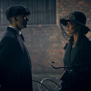 Still of Helen McCrory and Cillian Murphy in Peaky Blinders 2013