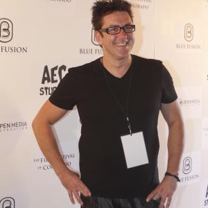 Brian McCulley on the red carpet at the Film Festival Of Colrado