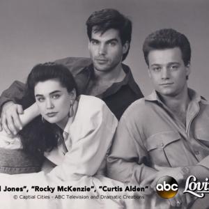 Rocky McKenzie Todd Jones and Curtis Alden played by Rena Sofer Todd McDurmont and Stan Albers on the ABC Daytime series Loving