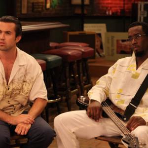 Still of Sean Combs and Rob McElhenney in It's Always Sunny in Philadelphia (2005)
