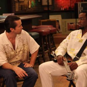 Still of Sean Combs and Rob McElhenney in It's Always Sunny in Philadelphia (2005)