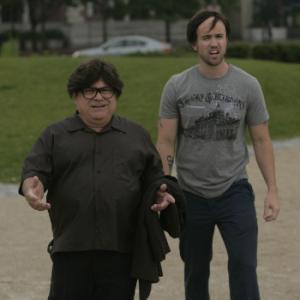 Still of Danny DeVito and Rob McElhenney in Its Always Sunny in Philadelphia 2005