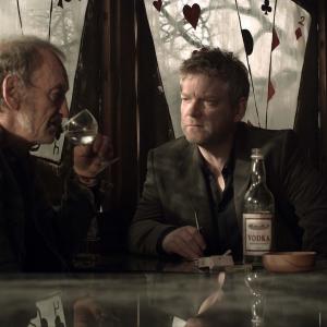 Still of Kenneth Branagh and John McEnery in Wallander Sidetracked 2008