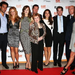 Michael McGlone with Cast of The Fitzgerald Family Christmas at its Toronto Film Festival Premiere