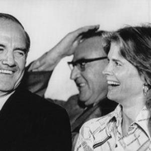 Candice Bergen with Sen. George McGovern 9/27/1972