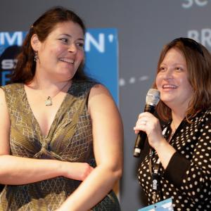 Amy Lowe and Jen McGowan at event of Kelly & Cal (2014)