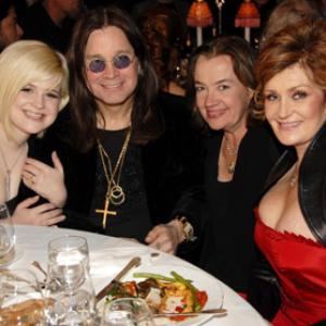 Ozzy Osbourne, Judy McGrath, Sharon Osbourne, Kelly Osbourne