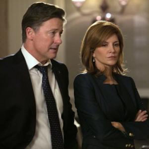 As First Lady Julia Devore with John Allen Nelson as the President in NBCs CRISIS