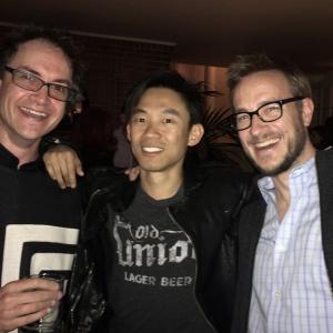 Furious 7 party with James Wan and Mike Wassel