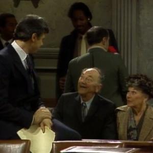 Still of John McIntire and Jeanette Nolan in Night Court (1984)