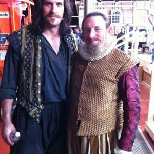 With Travis Willingham on set of To Have and To Hold Nov 2011