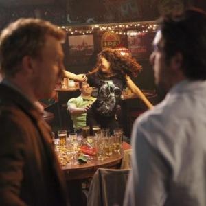 Still of Kevin McKidd Sandra Oh and Alex Quijano in Grei anatomija 2005