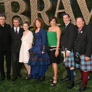 John Lasseter Craig Ferguson Kelly Macdonald Kevin McKidd and Katherine Sarafian at event of Karaliska drasa 2012