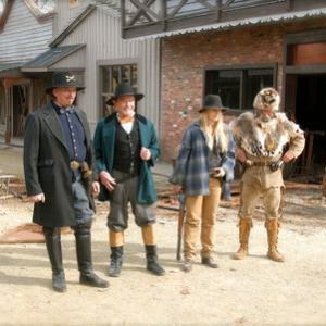 Behind the Scenes  Anthony Hornus as Captain Ketner Bill McKinney as Victor Burnett Rene OConnor as Little Jack and Tommy Dippel as Bobcat Roberts in Ghost Town The Movie filmed at Ghost Town in the Sky in Maggie Valley North Carolina November 2007 Ghost Town in the Sky will reopen May 2007