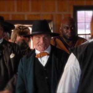 Production Still  Fred Griffith as Whiskey Walters Tommy Dipple as Bobcat Roberts Bill McKinney as Victor Burnett Patrick Walker IV as Moose and DJ Perry as Will Burnett in Ghost Town The Movie filmed in Maggie Valley North Carolina at Ghost Town in the Sky theme park due to open May 2007