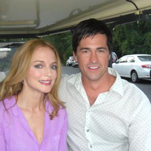 Fun day shooting with Heather Graham on the set of THE HANGOVER 3.
