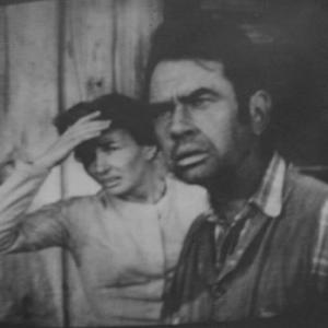 CATHERINE McLEOD and DON KEEFER as husband and wife in Gunsmoke