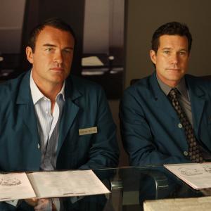Still of Julian McMahon and Dylan Walsh in Grozio peilis (2003)
