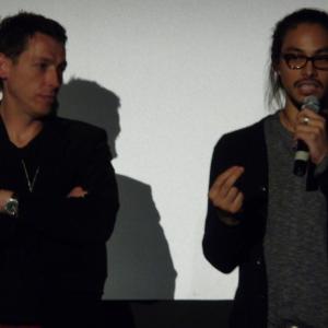 Actor Trent McMullen and Director Kim Chapiron answer questions during a QA for their film Dog Pound at the 2010 Tribeca Film Festival