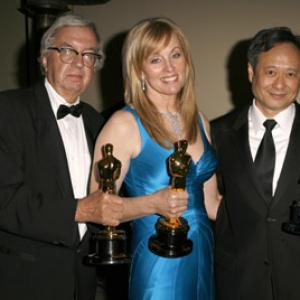 Ang Lee Larry McMurtry and Diana Ossana at event of The 78th Annual Academy Awards 2006