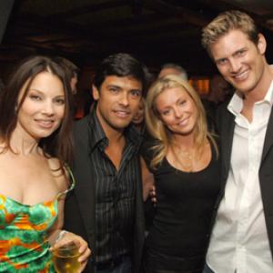 Fran Drescher Mark Consuelos Ryan McPartlin and Kelly Ripa at event of Living with Fran 2005