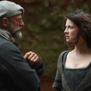 Still of Graham McTavish and Caitriona Balfe in Outlander 2014