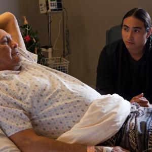 Still of Russell Means and Tatanka Means in Tiger Eyes 2012