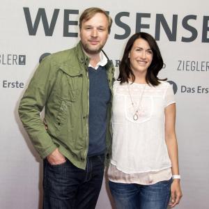 Stephan Grossmann Grlitz and Claudia Mehnert Nicole Henning at the premiere of TV mini series Weissensee 3rd season