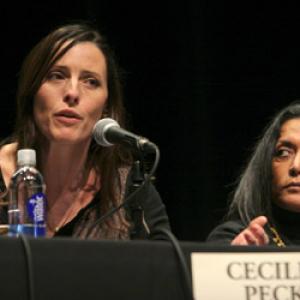 Deepa Mehta and Cecilia Peck